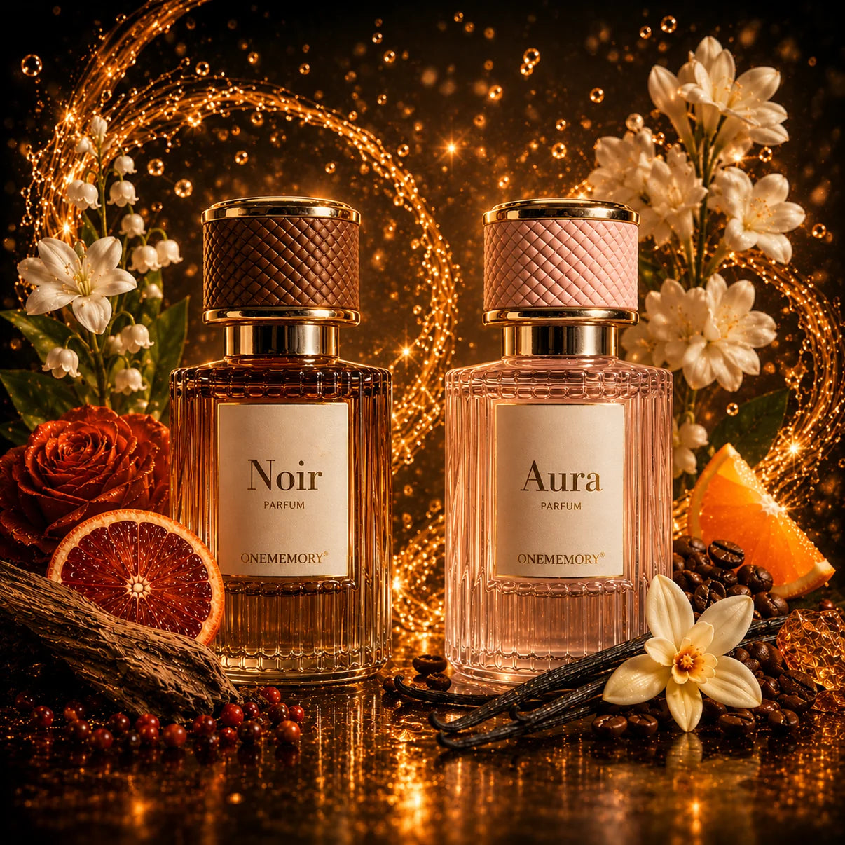 Coffret ONE MEMORY NOIR & AURA – 2 × 30 ml